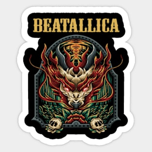 BEATALLICA BAND Sticker